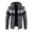 Dark Gray, variant on Men's Fashion Hooded Knit Cardigan Patchwork Sweater Coat Warm Outerwear Jacket for Winter Casual Style Comfort