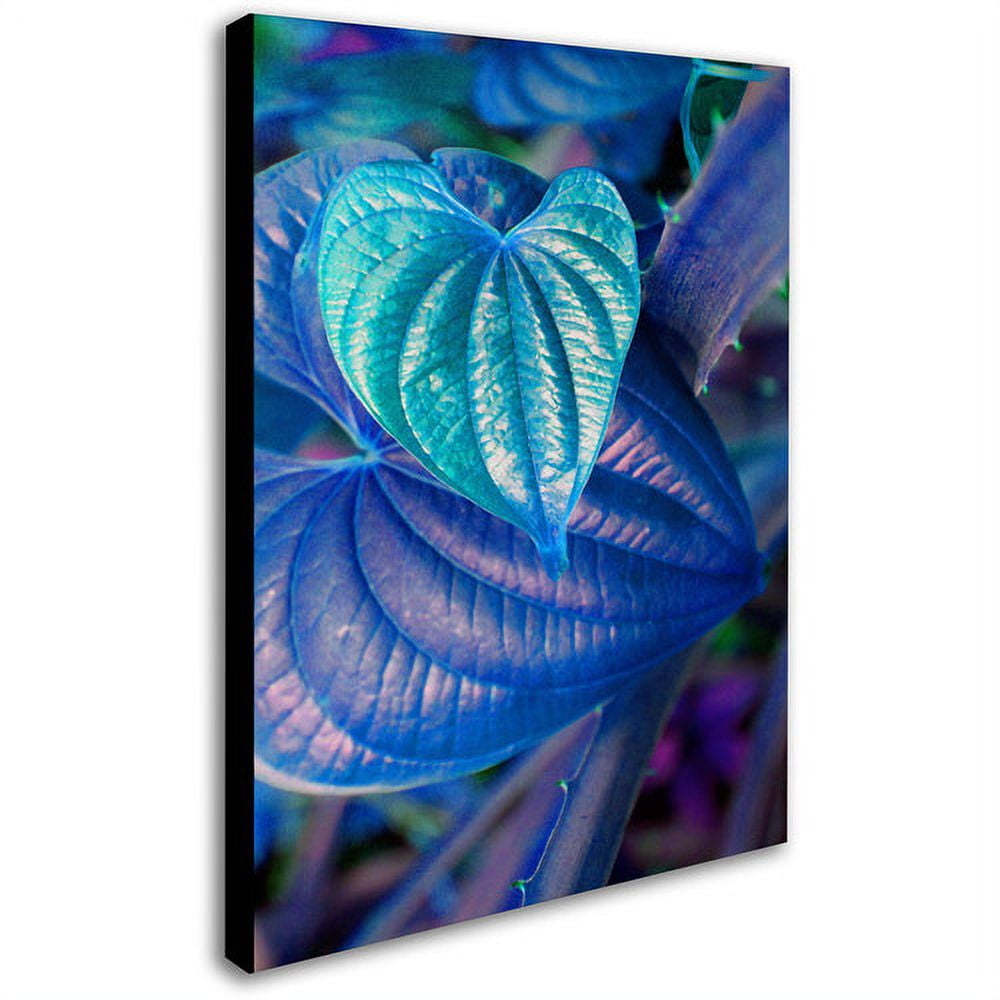 Trademark Fine Art "Neon Hearts" Canvas Wall Art by Patty Tuggle