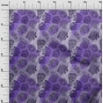 thumbnail image 2 of oneOone Silk Tabby Medium Purple Fabric Skins Animal Craft Projects Decor Fabric Printed By The Yard 42 Inch Wide, 2 of 4