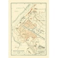 thumbnail image 2 of Baedeker 24x32 White Modern Wood Framed Museum Art Print Titled - Europe Scheveningen Netherlands - Baedeker 1910, 2 of 4