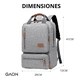 thumbnail image 4 of Mochilas Escolares Juveniles Gaon B8 Porta Laptop para Mujer y Hombre, 4 of 12