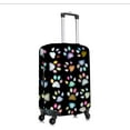 thumbnail image 3 of Luggage Cover Colorful dog paw print Suitcase Covers Elastic Dustproof Protector For 18-32 Inch Luggage Washable And Decorative Travel Bag Cases(M), 3 of 6