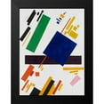 thumbnail image 2 of Kasimir, Malevich 15x18 Black Modern Framed Museum Art Print Titled - Suprematist Composition, 2 of 5