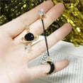 thumbnail image 3 of Minnieouse Pendientes de clip de moda para mujeres de moda destacan en pendientes de estilo Pendientes de estrella de mujer Ropa, zapatos y accesorios Miscelánea, 3 of 6
