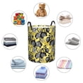 thumbnail image 3 of Lsque Orchids Flowers pattern Laundry Hamper Basket, Tall Woven Rope Hamper Basket for Clothes, Lightweight Storage Basket, Collapsible Waterproof-Medium, 3 of 8