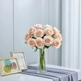 thumbnail image 3 of 12PC Black Roses Artificial Flowers Fake Roses Silk Realistic Roses Bouquet Flowers with Long Stems for Wedding Home Party Centerpieces Decorations, 3 of 5