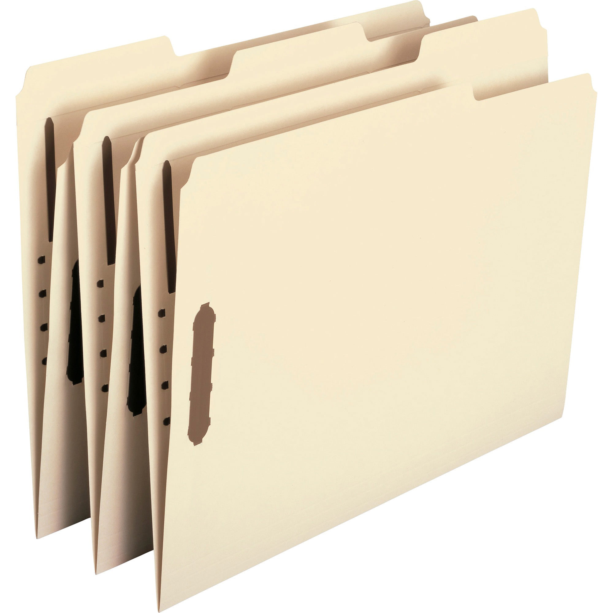 Manila Letter Size Reinforced 1/3-Cut Tab Smead File Folder 100 Per Box 