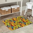 thumbnail image 7 of Rateoe Dancing African Women Pattern Flannel Door Mat Indoor Outdoor Entrance, Waterproof All-Weather Doormat,Fade Resistant, Low Profile Entryway Mat 16x24in, 7 of 7
