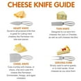 thumbnail image 3 of Exquisite Cheese Knife Set, Versatile Stainless Steel Knives For Charcuterie Boards, Elegant Design Perfect For Gifts, 3 of 7