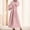Pink, variant on Women's Long Sleeve Dress Vintage Pullover Abaya Prayer Clothes Beads Dresses for Women Nation of Islam Clothes Dress Women Sleeves Designs for Dresses under Scarf Hijab Womens Dresses Size