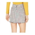 thumbnail image 2 of Leyden Womens Tweed Mini Skirt, Black, Medium, 2 of 2