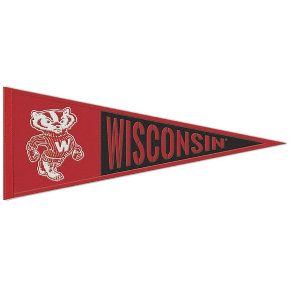 WinCraft Wisconsin Badgers 13" x 32" Retro Logo Pennant