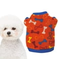 thumbnail image 6 of NIBOLOG Plush Pet Vest Exquisite Pattern Soft Extra Thick Washable Non-Fading Winter Warm Print Dog Sweater Pet Clothing, 6 of 7