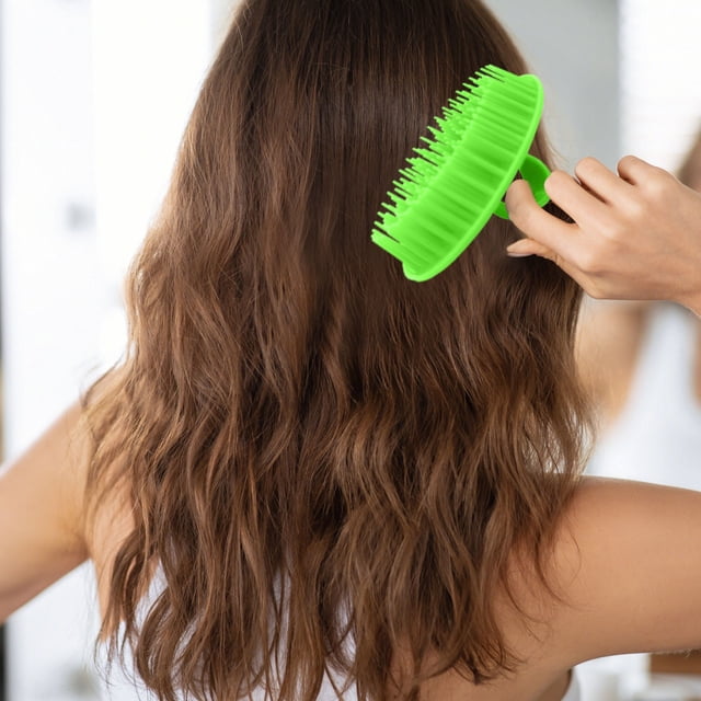 Cleaning Brush for Home Use - Shampoo Brush for Adults - Gentle Scalp Massage Comb Enhances Hair Care Routine and Nail Care Tool