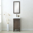 thumbnail image 3 of Home Wall Decorative Rectangular Mdf, Glass 16" Weathered Gray Mirror, 3 of 3