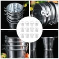 thumbnail image 4 of 12pcs Mini Metal Buckets Small Mini Pails Set with Handles Party Supplies, 4 of 8