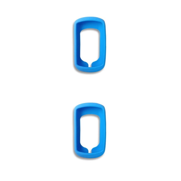 Funda protectora para ordenador de bicicleta Wosthever cronómetro a prueba de polvo multicolor accesorios para ciclismo Azul 2piezas