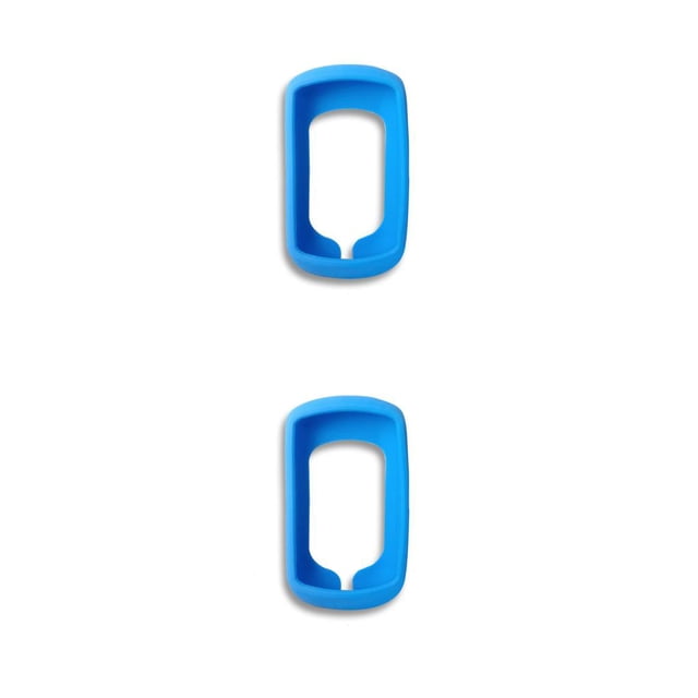 Soidarity Funda protectora para ordenador de bicicleta, funda para cronómetro a prueba de polvo multicolor, accesorios para ciclismo, Azul 2piezas
