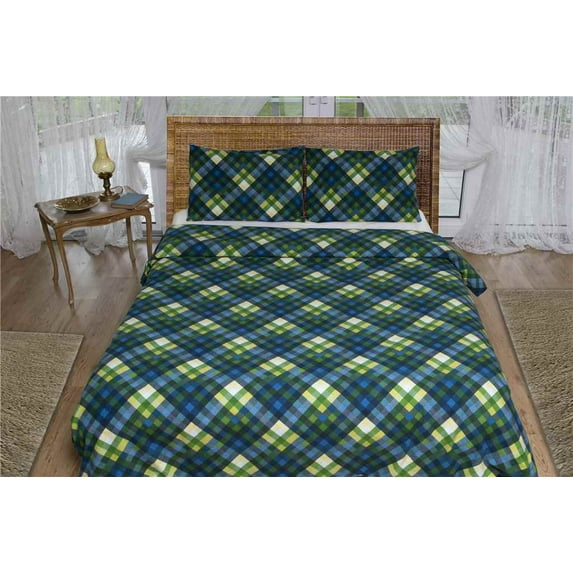 100% Turkish Cotton Rustic Velvet Flannel King Duvet Cover Set