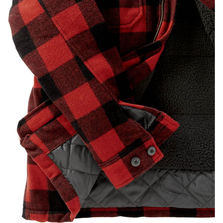 Legendary Whitetails Men s Tough as Buck Outdoorsman Berber Lined Long Sleeve Wool Coat Walmart