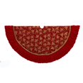 thumbnail image 1 of Kurt S. Adler TS0200 Print Treeskirt with Ruffle Border, Red & Green - 52 in., 1 of 4