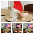 thumbnail image 4 of 4 Pcs Metal Table Flag with Single Straight Pole, Wear-Resistant Mini Pendulum Ornaments for Conference Room, Home, Office Decor, 4 of 6