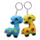 thumbnail image 1 of Puntada Cruzada Bricolaje Keyring Cross Stitch Keychain Con Cuentas Ornament Kit 2 PCS Cartoon para La Mochila, 1 of 9