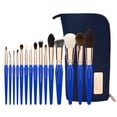 thumbnail image 1 of Bdellium Tools Professional Makeup Brush Golden Triangle Phase II Complete 15pc Brush Set with Pouch, 1 of 4