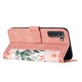 thumbnail image 3 of Compatible with Samsung Galaxy S21 FE 5G Vintage Flower Wallet Case Magnetic Closure Cover with Card Slots, 3 of 5