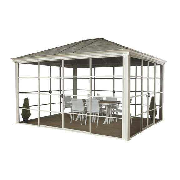 Sojag Striano 12 ft. x 14 ft. Gazebo Screen House