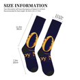 thumbnail image 5 of Bixox 2025 Happy New Year 3 Print Compression Socks,Compression Socks Women & Men Circulation for Medical,Running,Athletic, 5 of 7