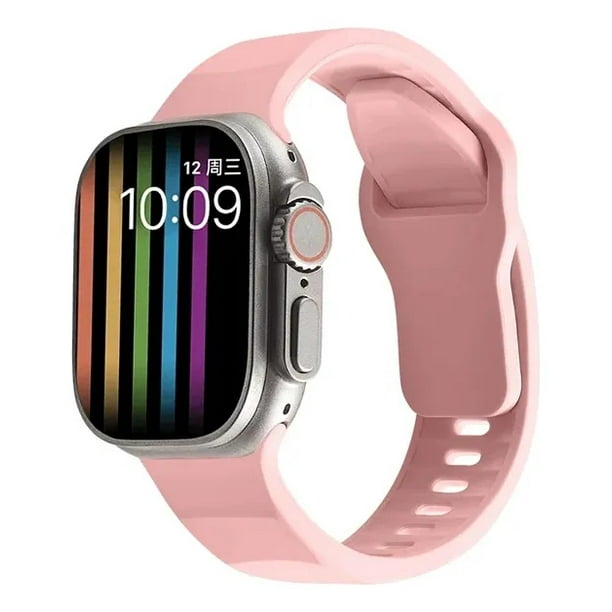 Correa Silicón Suave Sport Para Apple Watch Series Ultra, Se, 1, 2, 3, 4, 5, 6, 7, 8, 9, 10