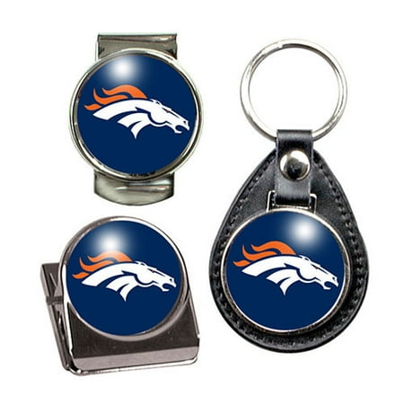 NFL - Denver Broncos Key Chain, Money Clip and Magnet Clip