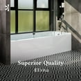 thumbnail image 3 of Eviva Nova Alcove 60 in. Acrylic Bathtub with Right Hand Drain, 3 of 6