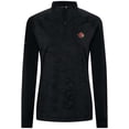 thumbnail image 2 of Women's Levelwear Black Ottawa Senators Amethyst Insignia Core Quarter-Zip Jacket, 2 of 3