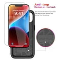thumbnail image 3 of Diverbox for iPhone 14 Case [Shockproof] [Dropproof] [Tempered Glass Screen + Camera Lens Protector],Heavy Duty Protection Phone Case Cover for Apple iPhone 14 (Black), 3 of 8