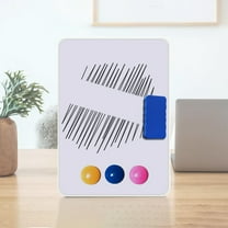 Eolstice Double Sided Magnetic Writing Board for Memo Display, Dry Erase Whiteboard for Office Home School Use, Student Message Board for Refrigerator and Desk Mount