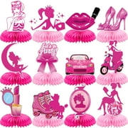 Princess Centerpieces For CORNET Tables Princess Table Decorations Pink Centerpieces For Tables Hot Pink Party Decorations Bachelorette Party Decorations Bridal Shower