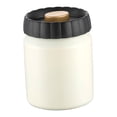 thumbnail image 3 of Recipiente hermético de acero inoxidable para almacenar alimentos con tapa sellada al vacío. Blanco como la leche, 3 of 8