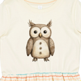 thumbnail image 4 of Inktastic Cute Owl Girls Toddler Dress, 4 of 5