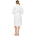 thumbnail image 2 of TowelSelections Women's Waffle Bathrobe 100% Cotton Soft Kimono Spa Bath Robe X-Small/Small White, 2 of 6