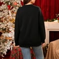 thumbnail image 6 of Christmas Sweatshirt for Women Merry Christmas Oversized Crewneck Pullover Sweatshirts Elk Reindeer Sweater Fall Winter Xmas Holiday Tops, 6 of 8