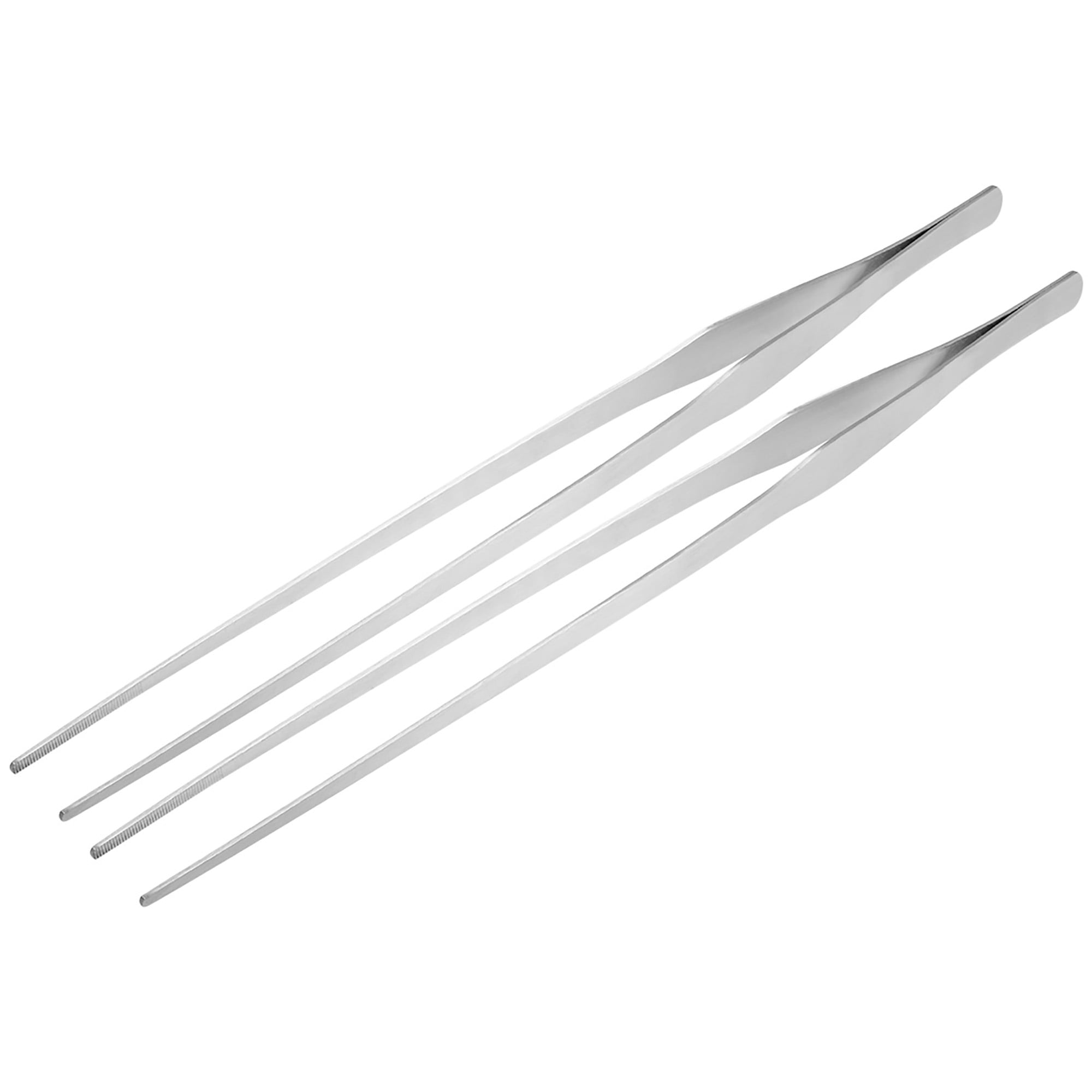 Aquarium Straight Tweezers 15 Inch Stainless Steel Extra Long, Fish Tank Aquatic Plants Forceps