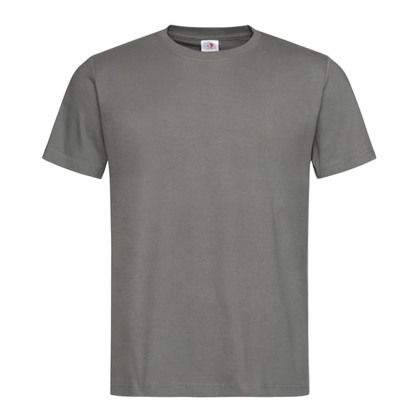 Stedman - Camiseta orgánica clásica para hombre (Gris Real)