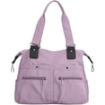 thumbnail image 1 of LHSHID Hobo Bag for Women Nylon Shoulder Bag Largr Capacity Totes Lightweight Multiple Pockets Handbag Travel Top Handle Purse, 1 of 8