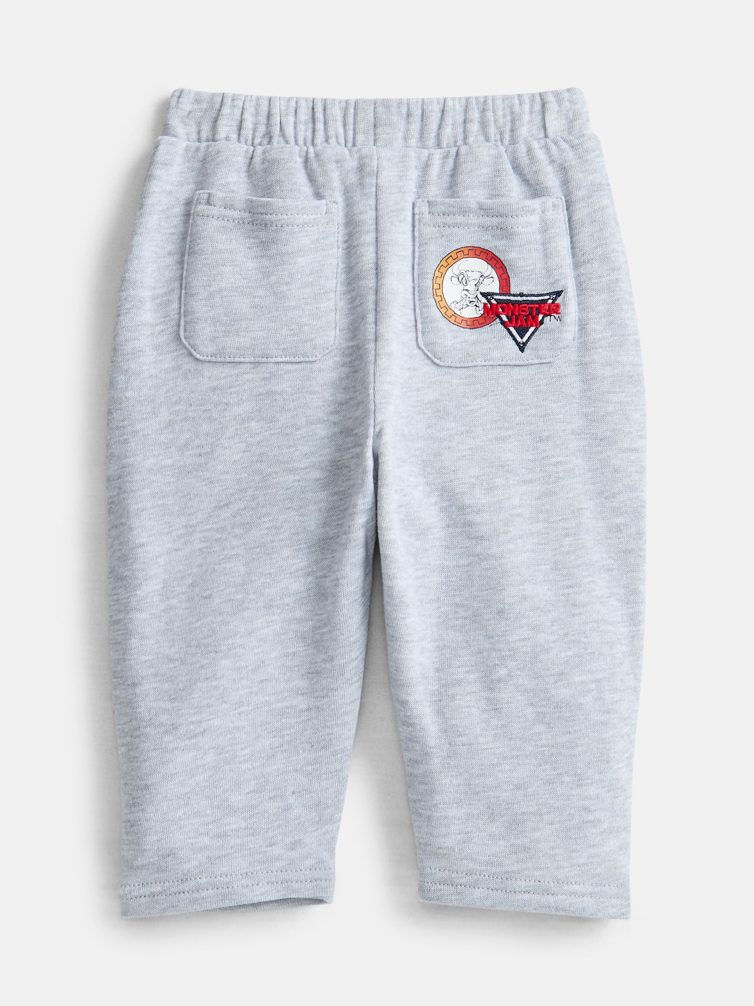 Monster Jam Baby Boys' Front Back Graphic Sweatshirt and Joggers, 2-Piece, Sizes 0/3M-24M