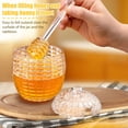 thumbnail image 3 of Monstrate Pote de cristal para miel de amplias aplicaciones con tapa transparente y aspecto exquisito de gran capacidad Herramientas y accesorios para hornear A, 3 of 6