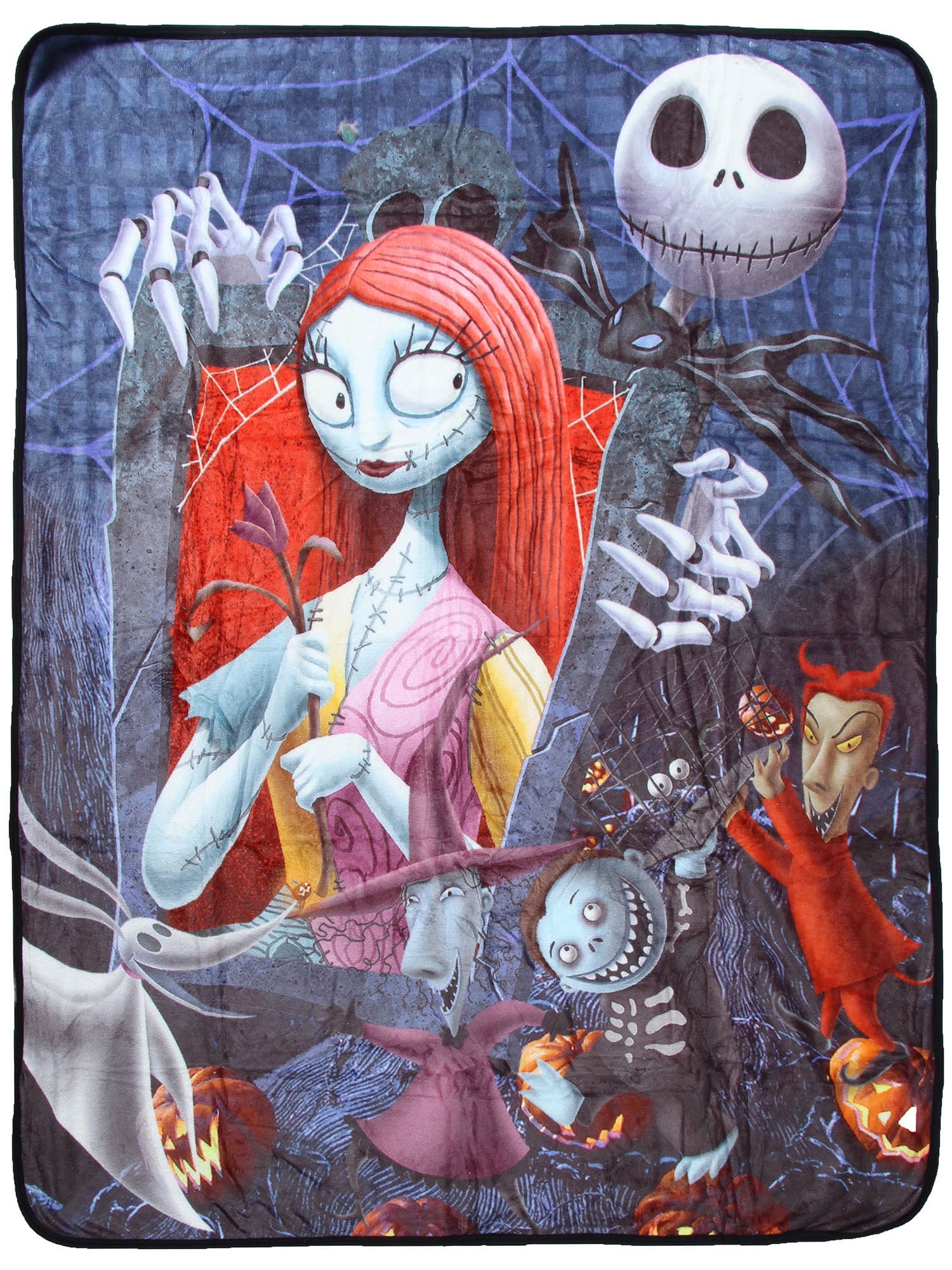 Disney The Nightmare Before Christmas Gang Micro Raschel Fleece Throw Blanket 48" x 60"