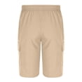 thumbnail image 6 of Yievot Men's Cargo Shorts Summer Drawstring Elastic Waist Loose Fit Casual Shorts with Multi Pockets, 6 of 8
