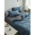 thumbnail image 5 of Zhuge Bed Sheets Set, Bedding Sheets Pillowcases Kit, Twin Bed Set, Hotel Bedding, Home Decor(Blue), 5 of 5